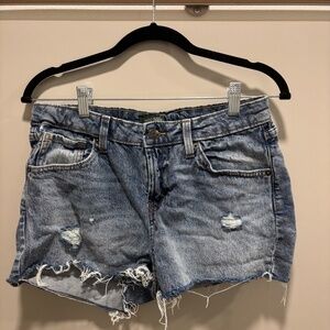 Wild Fable Mid-Rise EasyRigid Cut-Off Denim Shorts